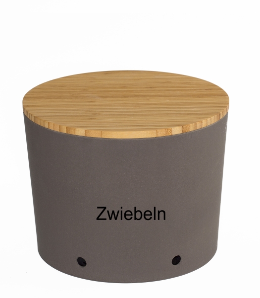 Zwiebeltopf grau Biopolymer